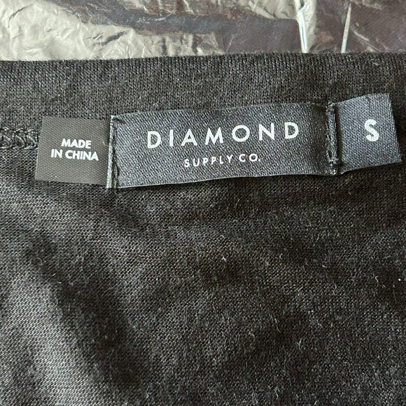 NWT Diamond Supply Co. Serif Knit Maxi Dress Dress Black And Gray Camo Size Smal - Picture 5 of 7